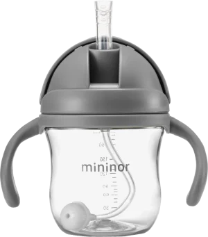 Mininor Pillipullo Tritan 220ml - Grey seal